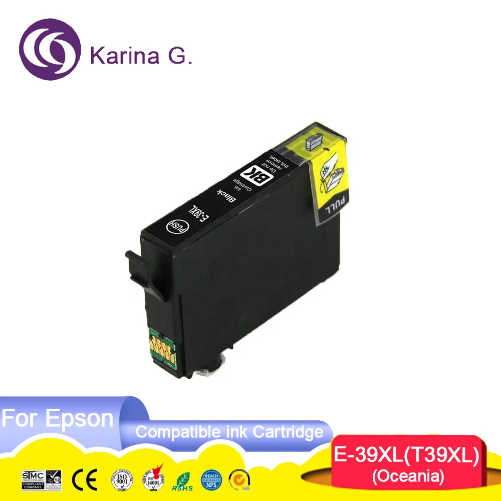 39XL 39 T39 T39XL Premium Compatible Color Inkjet Ink Cartridge for Epson Expression Home XP-2105 XP-4105 Printer