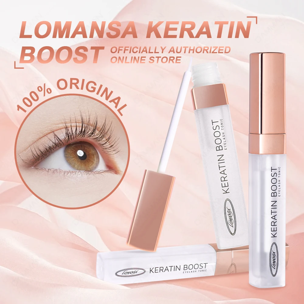 5Bottles 5.5ML Lomansa Keratin Boost For Lashes Lifting Curl Professional Eyelash Perm Curl Keratin Boost Lash Lift Makeup Tools