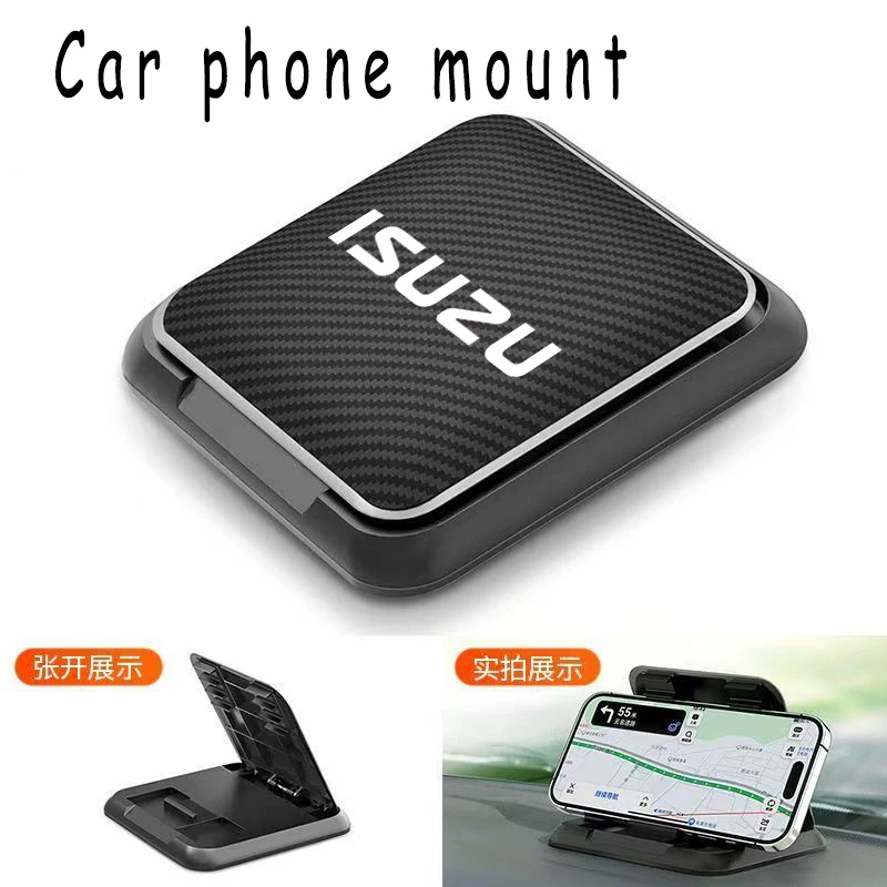 Car Phone Holder GPS Navigation Dashboard Phone Holder Stand for ISUZU D-MAX V-CROSS Mu-X TAGA EV Accessories Interior