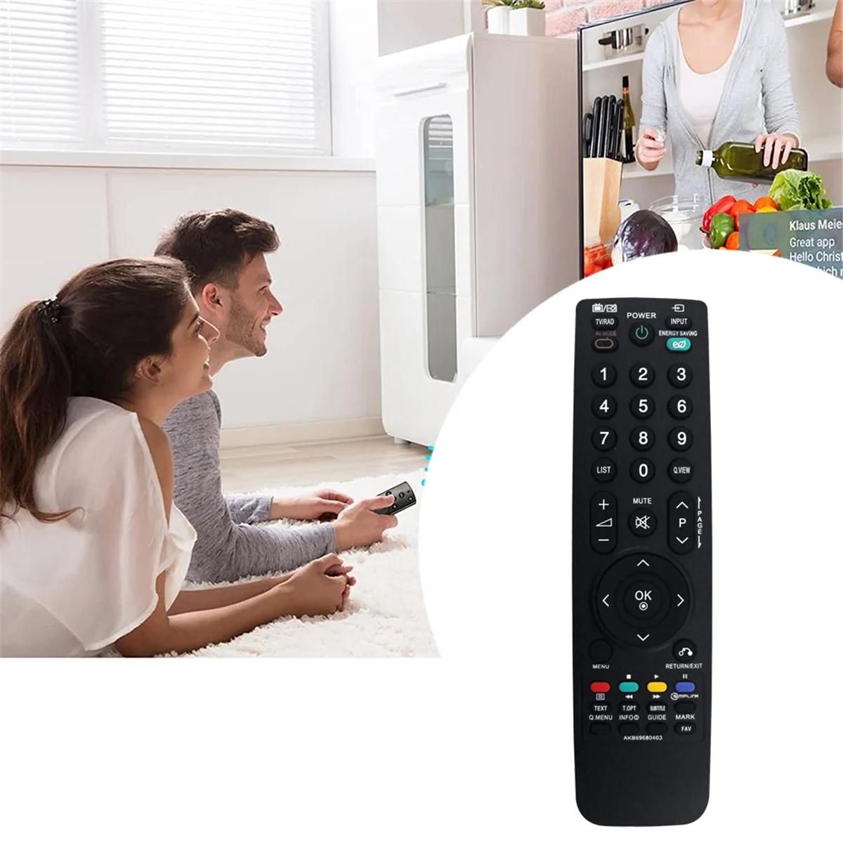 FFYY-استبدال جهاز التحكم عن بعد AKB 69680403   ل LG TV 32LG2100 32LH2000 32LH3000 32LD320 42LH35FD 42PQ20D 50PQ20D 22LU4010 26LH2010