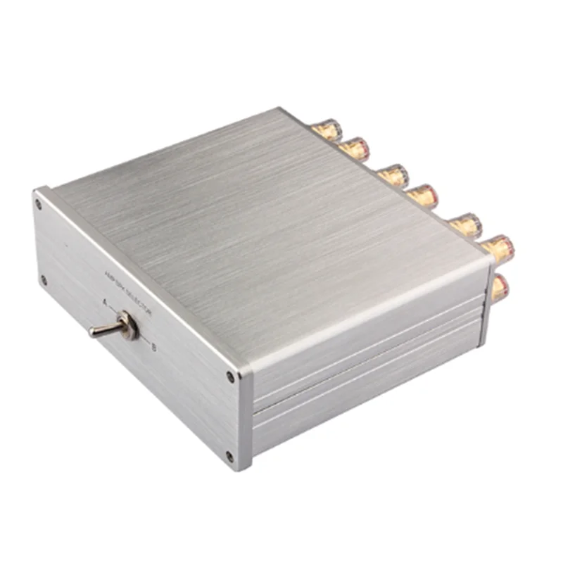 Erweiterte HIFI Verlustfreie 4 In 1 Out 2 In 1 OUT Hifi Stereo RCA Audio Quelle Eingang Signal Switcher Schalter Splitter Wahl Box(A)