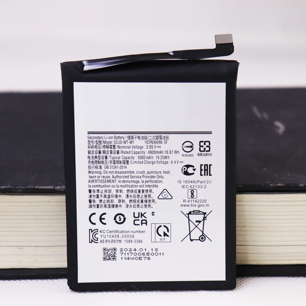 Flash sales SCUD-WT-W1 5000mAh rechargeable batteries For Samsung Galaxyy  A22 5G SM-A226B F42 5G A14 5G+free tools image 3