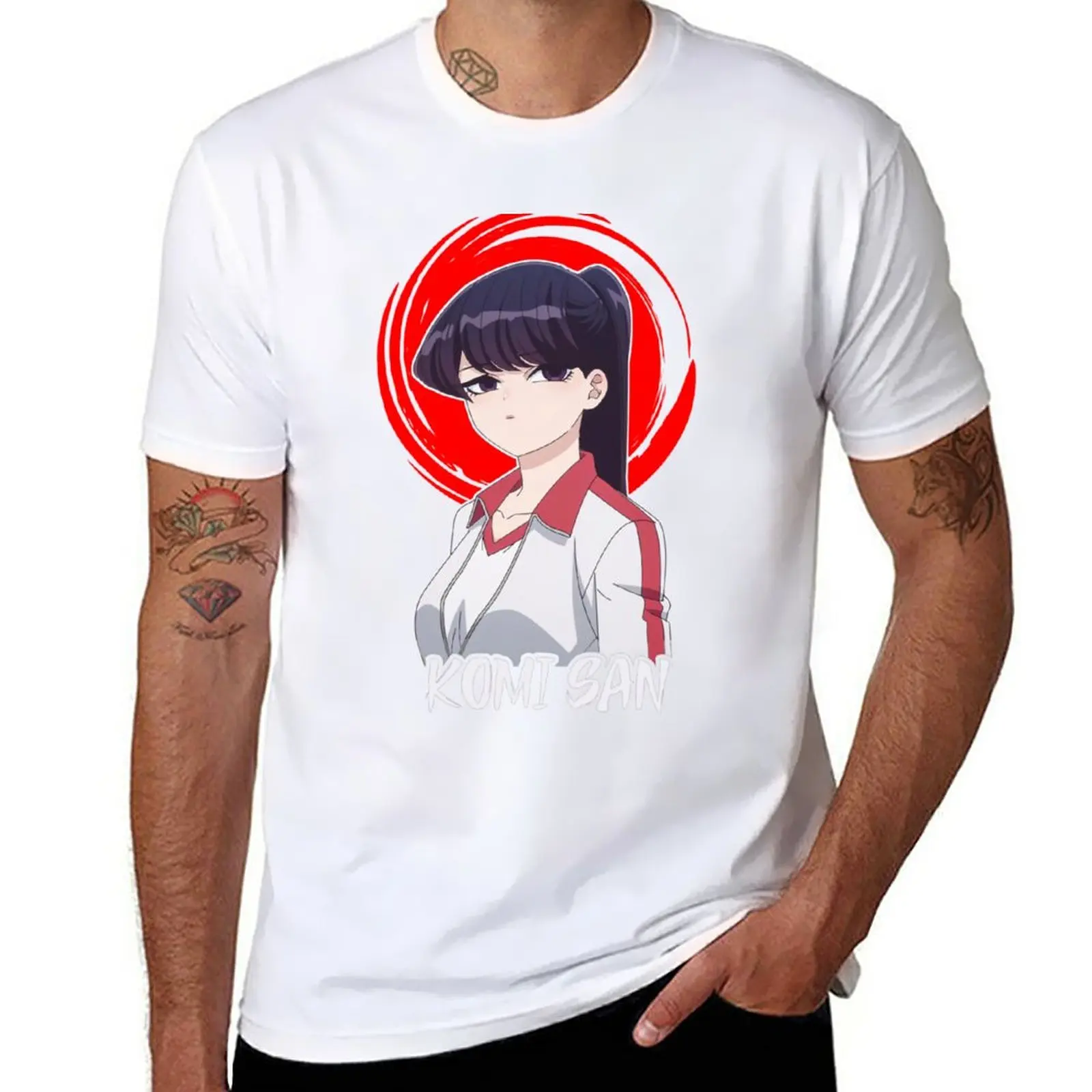 New Komi san cant communicate T-Shirt quick drying t-shirt Short t-shirt Men's clothing