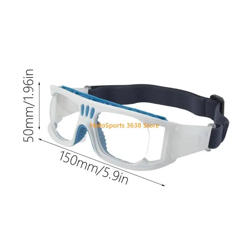 A52F Football Eyewear Grops Collision Lens Resplable Goggles Outdoor في الهواء الطلق