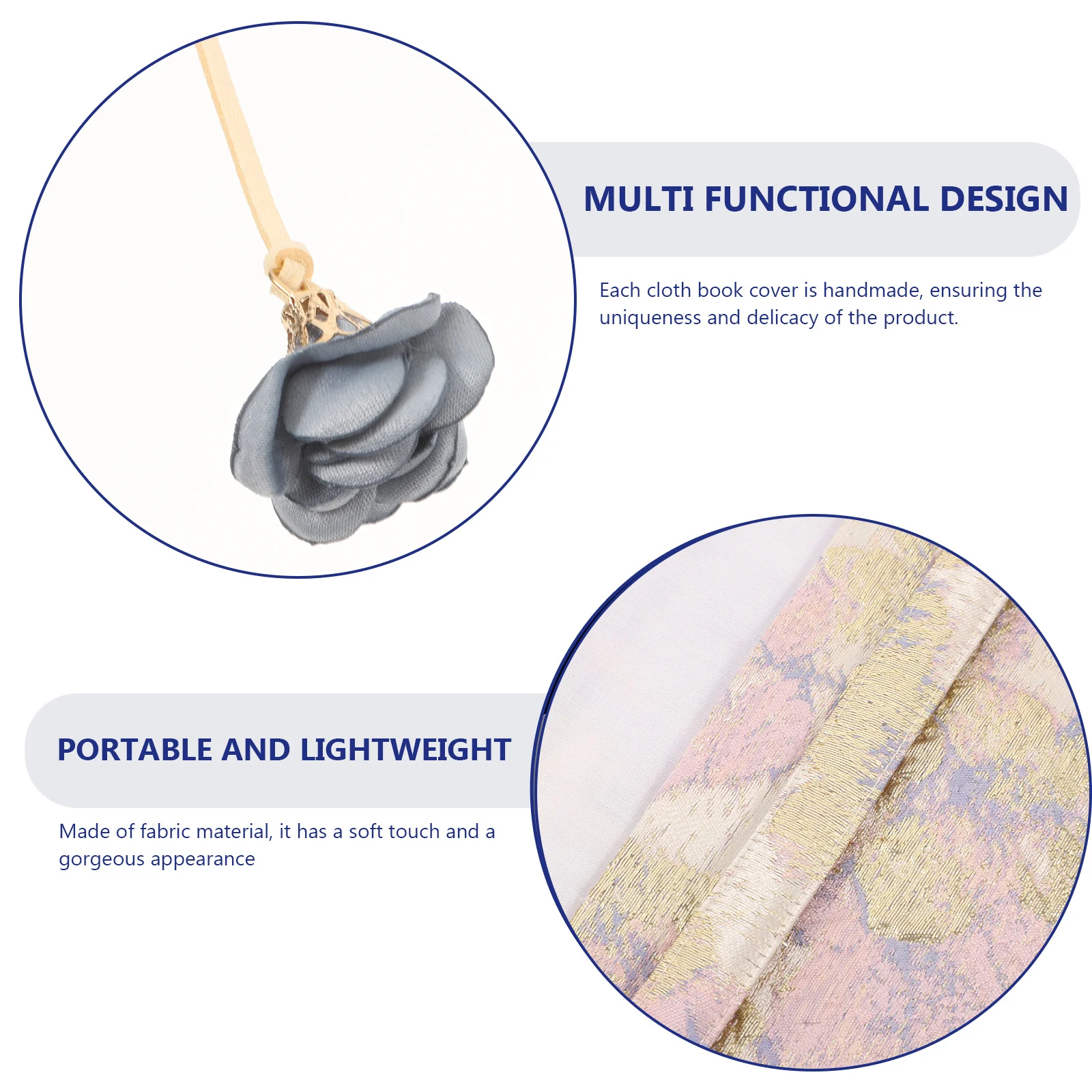 布製ブックカバー サテン製 伸縮性 調整可能 保護スリーブ 大型教科書用 ハードカバー本用プロテクター