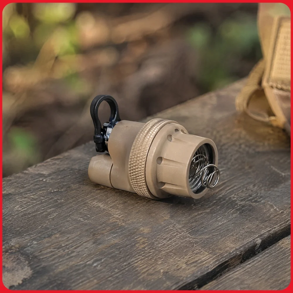 For SureFire Handheld Light Dual Function Tail Cap Alloy Nylon Remote Wire Switch Outdoor Flashlight Accessory