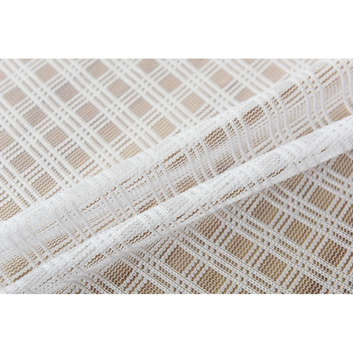 Short Curtain For Kitchen Home Window Valance Coffee Shop Door Screen White Grid Design Modern Simple Style Living Room