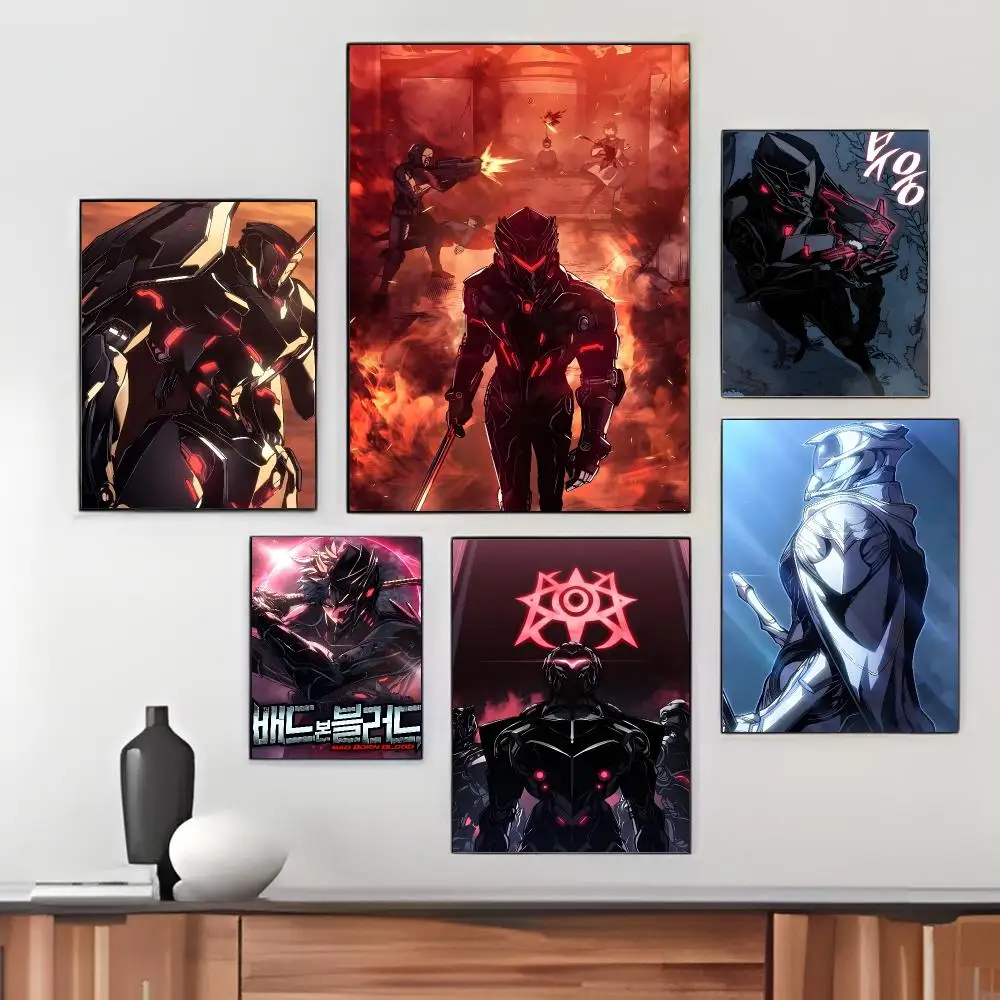 Manhwa B-Bad Born Blood Poster Pegatina artistica HD autoadhesiva impermeable para salon dormitorio