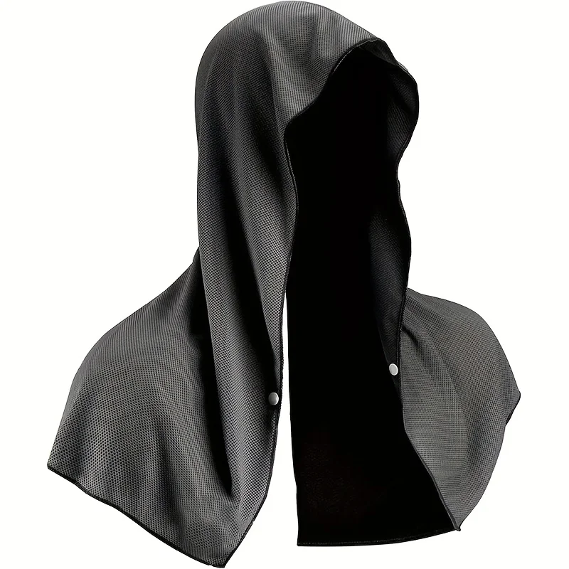 Hooded Towel, Cool Towel for Neck and Face, Suitable for Hot Weather, Ideal for Activities Such as Sports, Camping and Cycling.