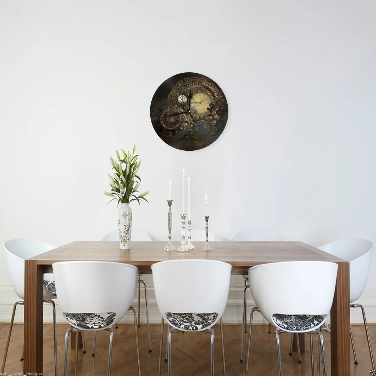 Steampunk S Wall Clock Room Decoration Clock Must-have Ornament Round
