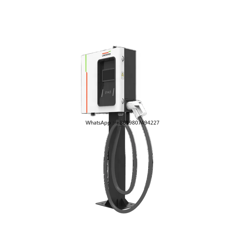 New Stellar 30KW DC Wall-mounted EV Charger Pedestal Type2 Plug Leakage Protection Multi-Authentication Home Charging Station