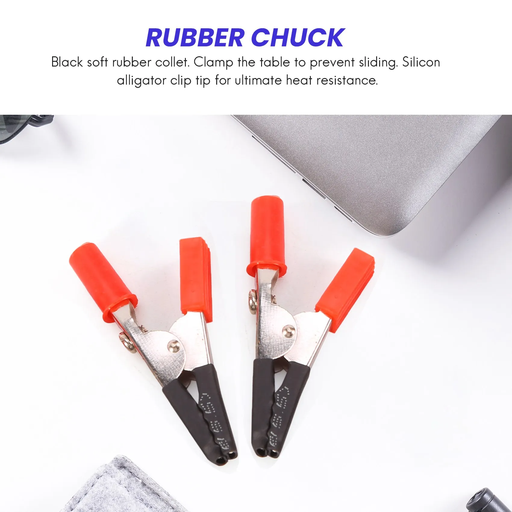 

ABVC Bench Vise Table Clamp Soldering Station With 5Pc Flexible Arms Soldering Iron Holder Pcb Welding Repair Third Hand Tool