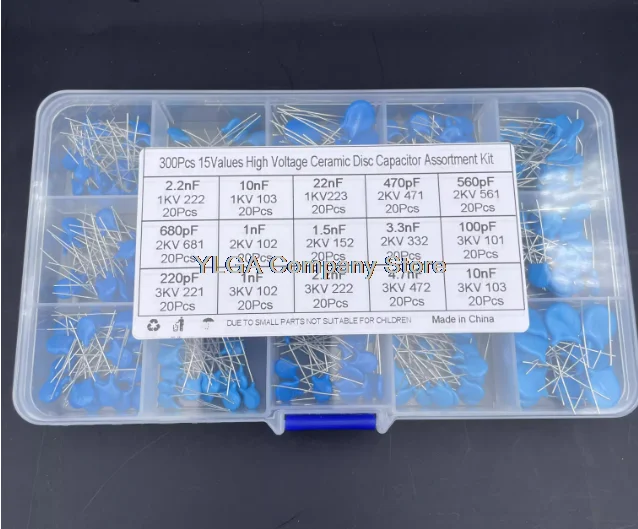 300 pieces of 15 specifications, each with 20 pieces of 1KV, 2KV, and 3KV ceramic tiles, high-voltage ceramic tiles