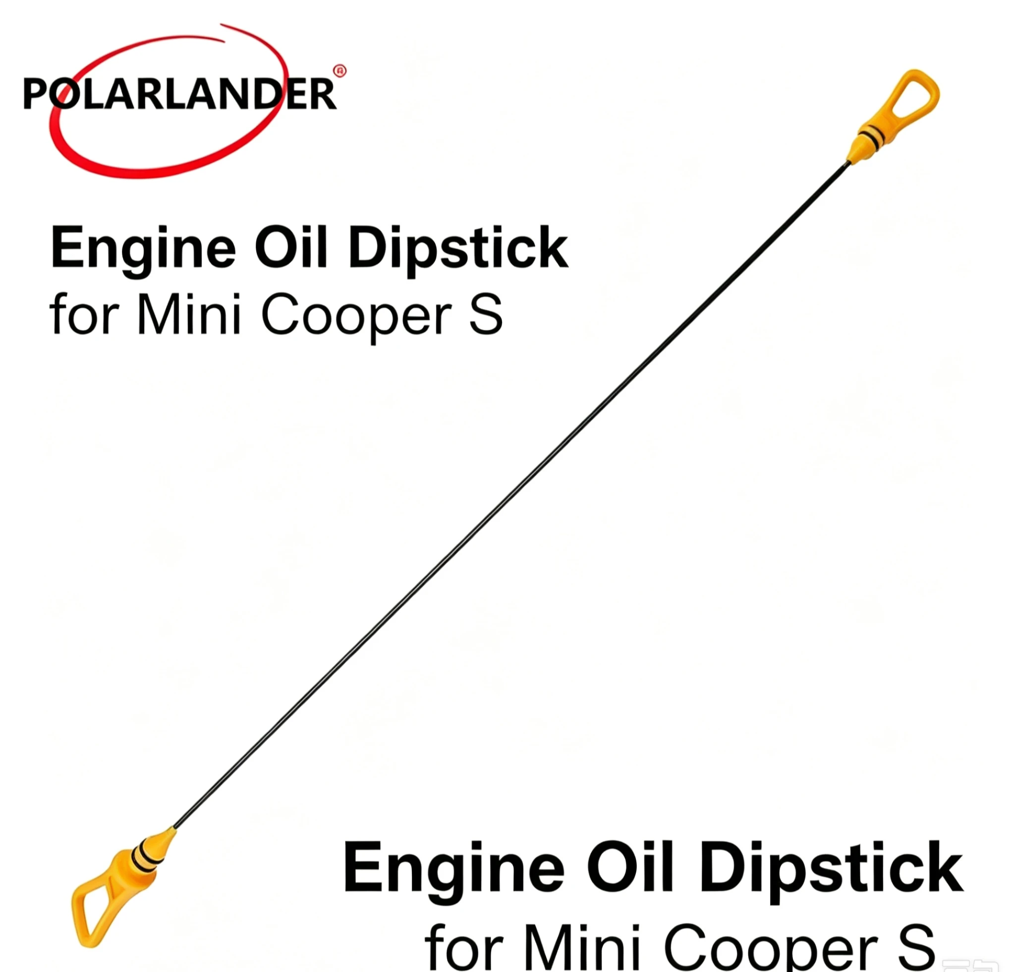 1Pc Stainless Steel Engine Oil Dipstick Replaces 11437509784 917315 for Mini Cooper S R52 R53 R56 W11B16A Oil Level Gauge