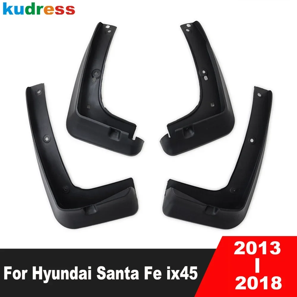 

Для Hyundai Santa Fe ix45 2013-2015 2016 2017 2018 автомобильные брызговики брызговики защита крылья аксессуары