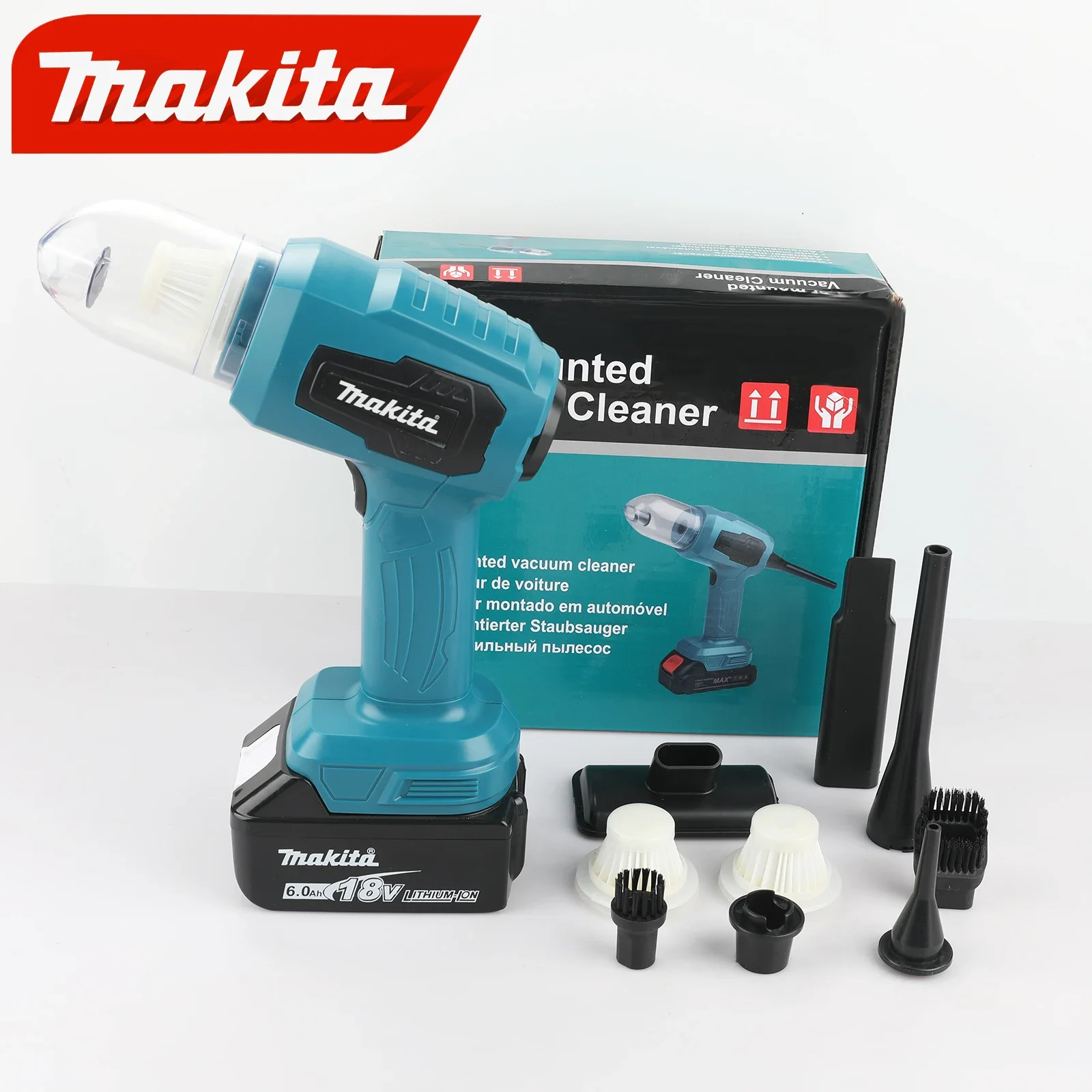 Makita M213 6000RPM Mini Hand Vacuum One Touch Start Low Noise Indoor And Outdoor Small Space Power tools