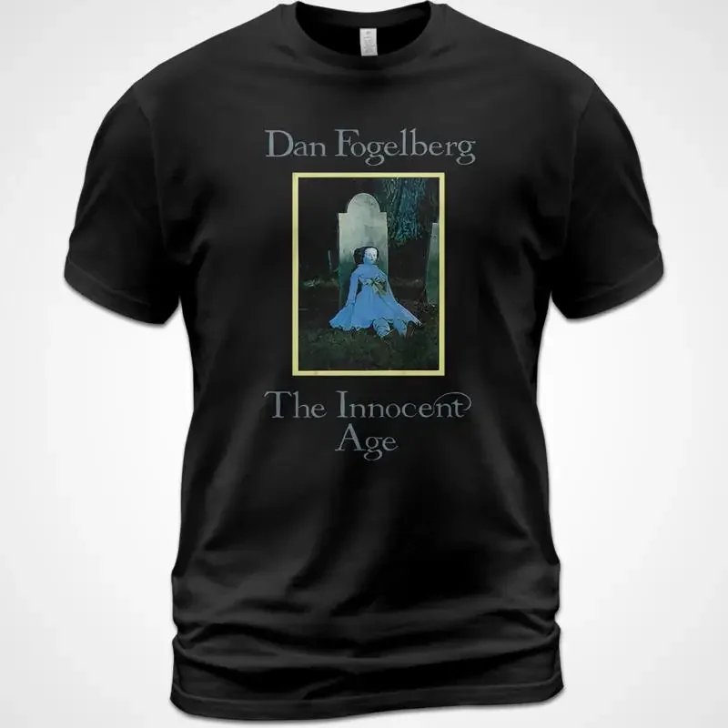 Cotton T shirt The Innocent Age Dan Fogelberg Music Run for Roses