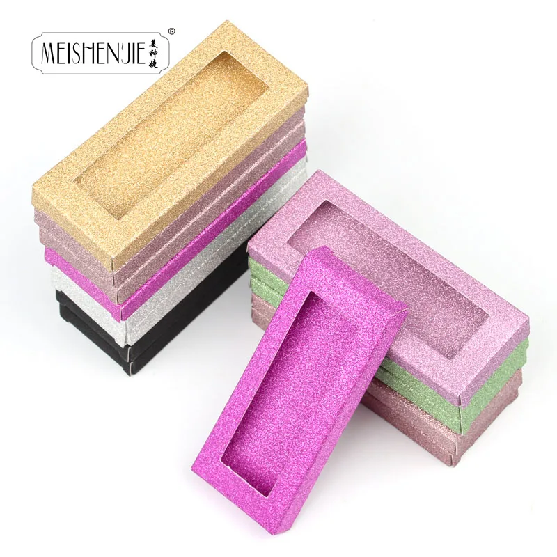 Cajas de empaque para pestañas al por mayor, de 10 a 100 piezas con bandejas, estuche organizador para salón de belleza 6