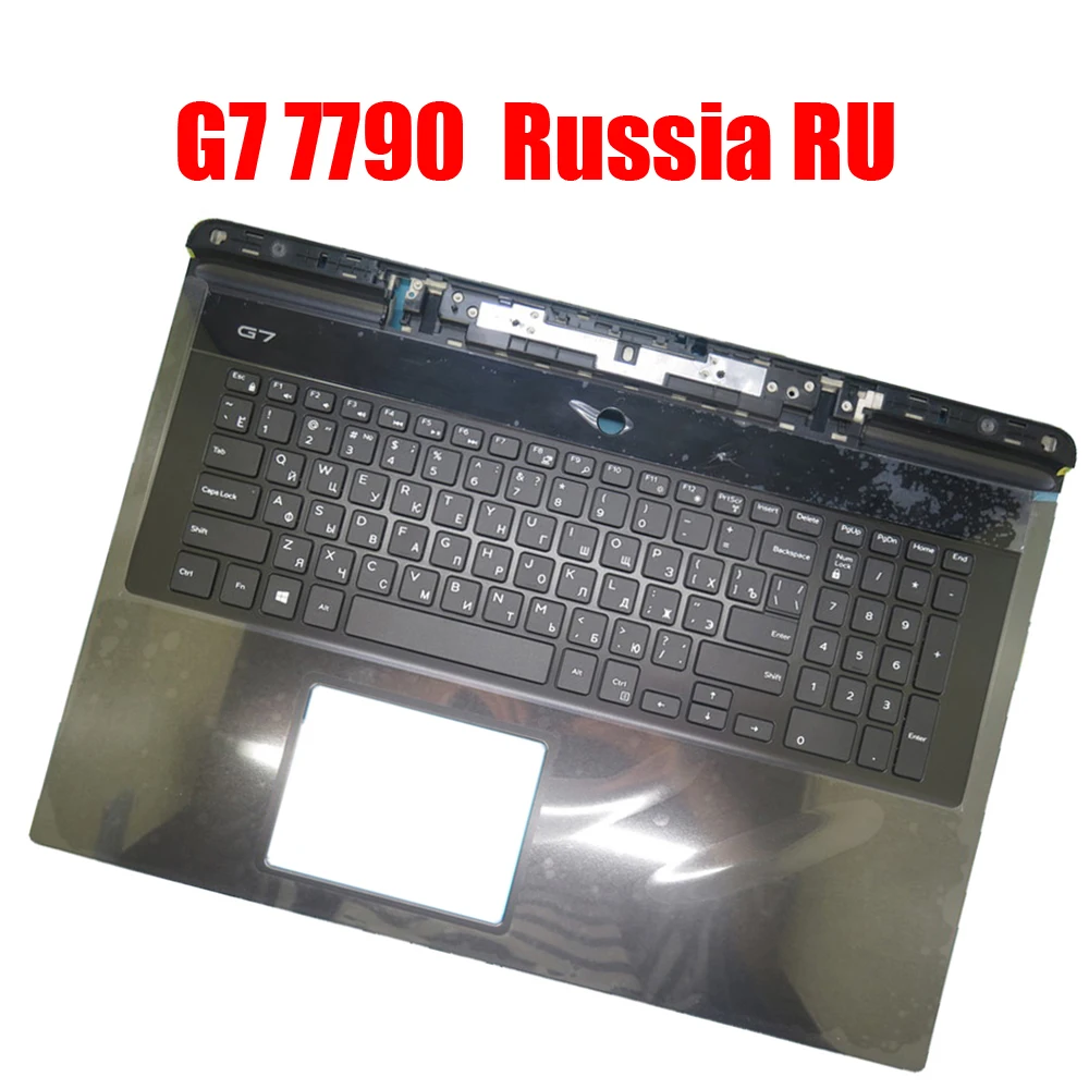 

Россия RU черный упор для рук для ноутбука DELL для G7 17 7790 00YW0N 0YW0N 02YD9F 2YD9F 06WFHN 6WFHN 03CC4K 3CC4K без подсветки