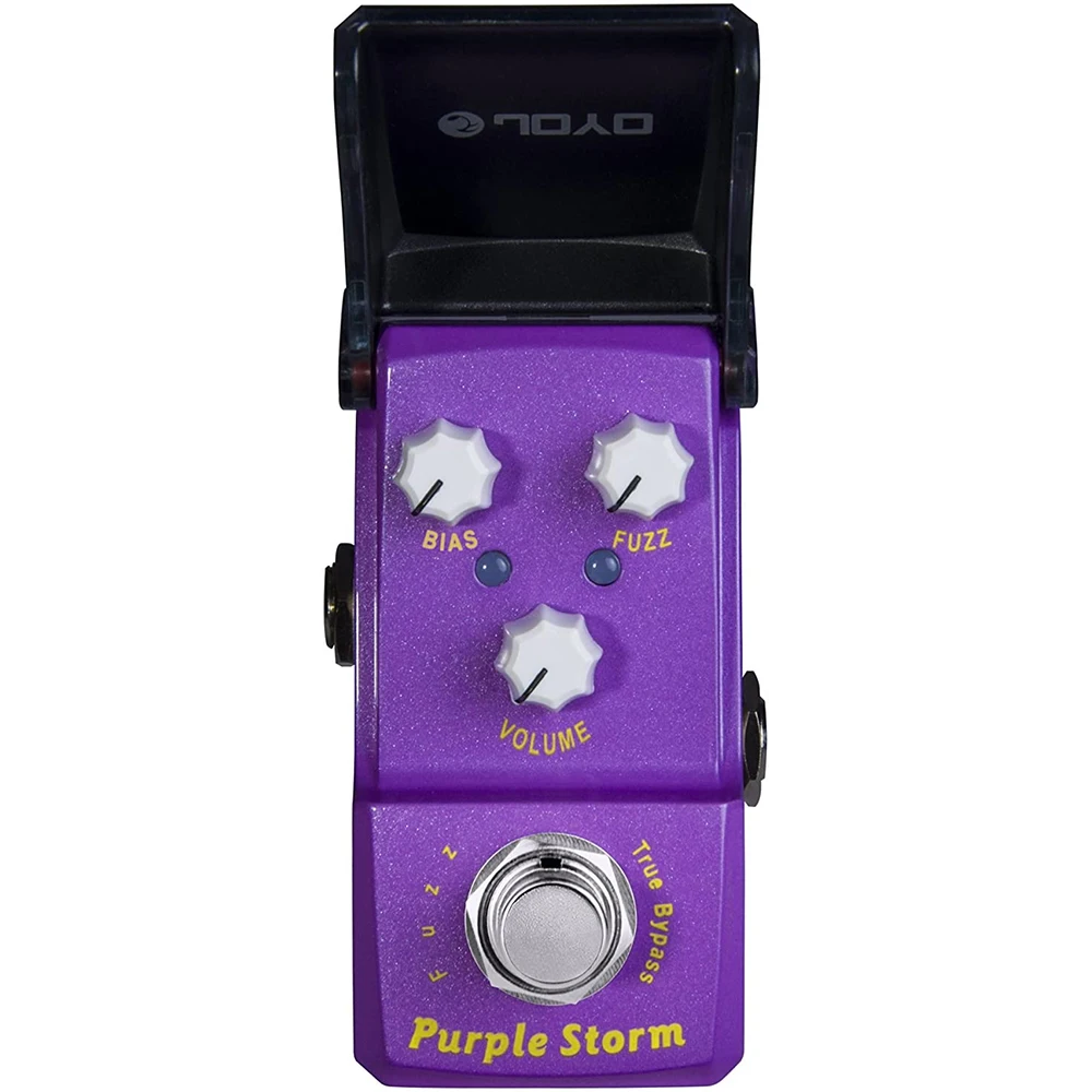 JOYO JF-320 Guitar Effect Pedal Processor True Bypass Ironman Series Mini Pedal Guitar Accessories Purple S-torm Fuzz Distortion