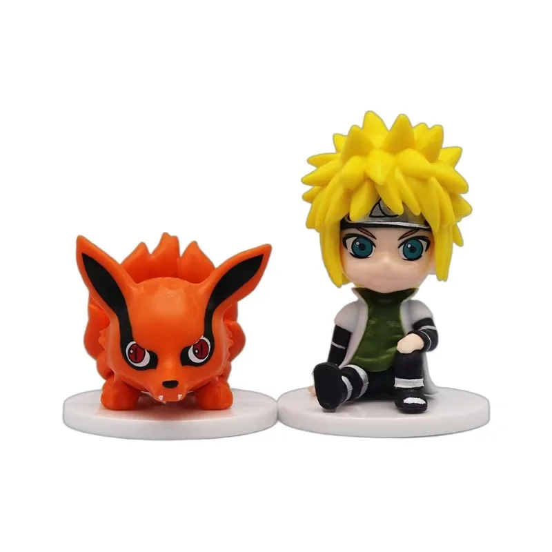 Naruto Action Figures with 1pc Random Color, Collectible Cartoon Naruto Figurine Model for Display, Car Decoration or as Gift