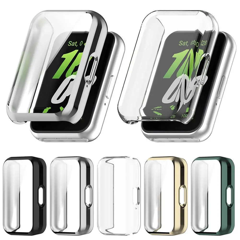 Case For Samsung Galaxy Fit3 Smart Bracelet Watch Strap Full Coverage Bumper Protective Cover Screen Protector 2024