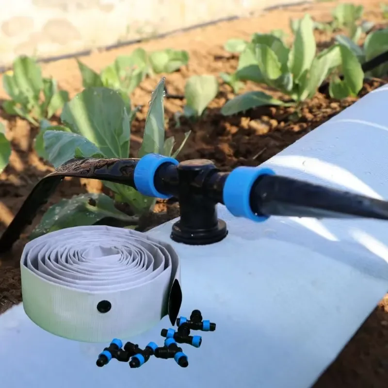16mm High Pressure PE Soft Plastic Pipe 100m Roll Prefabricated Hole Main Water Irrigation Tube Super Strength Flexible Hose
