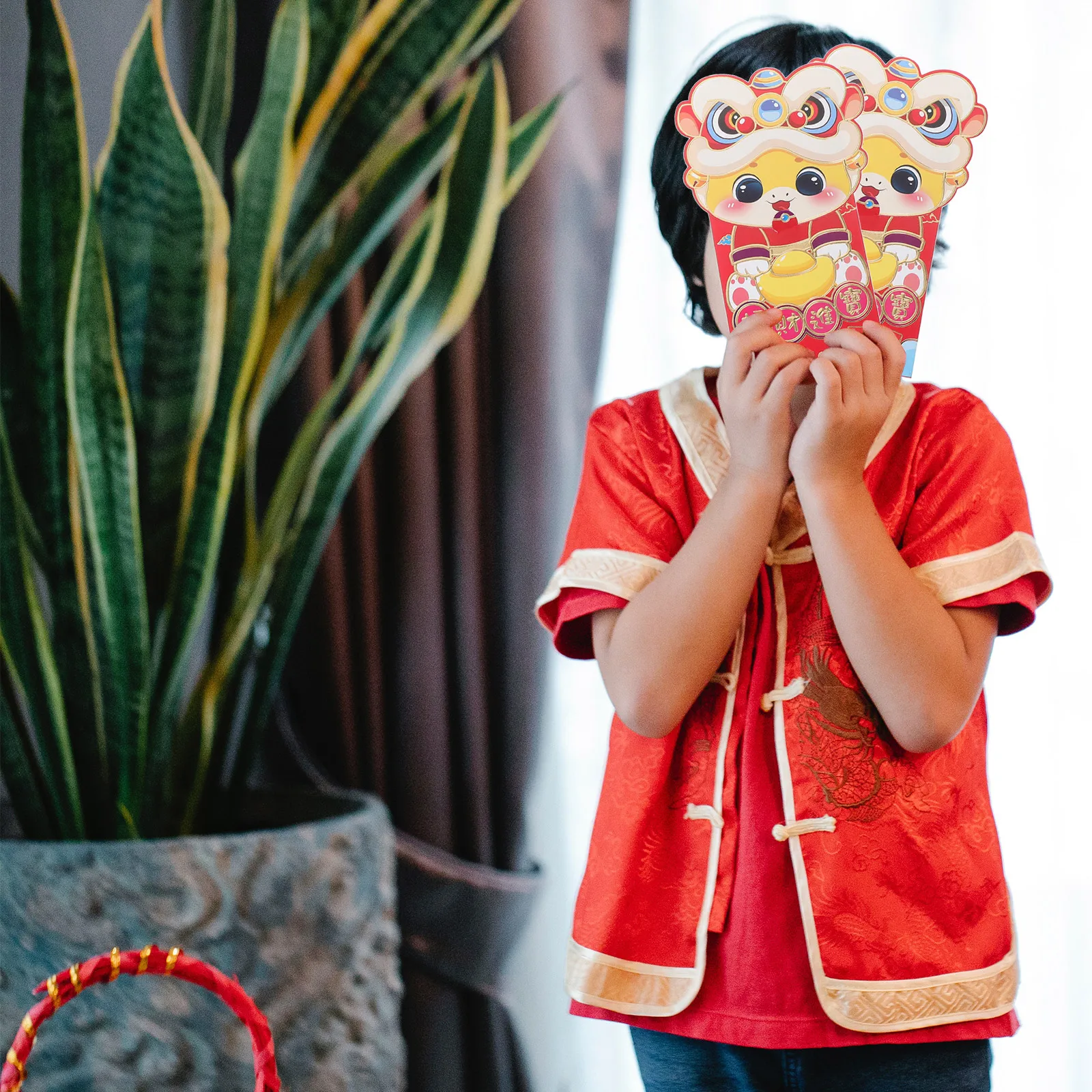 6Pcs Snake Year Red Envelope Money Packet Chinese New Year Lucky Money Red Packets 2025 Spring Festival Hong Bao for Children