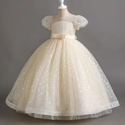Brudtärna Blomsterflickfest Julklänningar För Bröllop Födelsedag Lyx Ålder 11 13 14 Tonårsgala Blå Klänning Babydräkt 8 best sales födelsedagsklänning för 11 år - №1