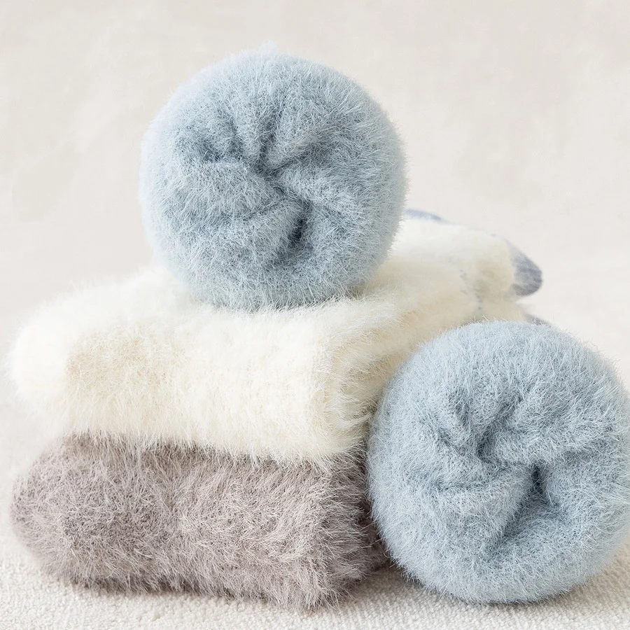 3 زوج/وحدة الشتاء سميكة الأطفال الجوارب للفتيات الفتيان الدافئة المنزل الطابق طفل رضيع جورب لينة الاطفال في الهواء الطلق الدفء تخزين