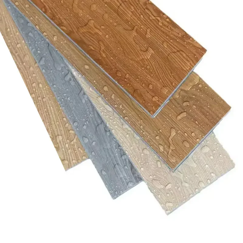 Waterproof Click Lock Vinyl PVC Flooring 4mm-8mm SPC Sheet Plank Tile Piso Vinilico Laminate for Various Environments