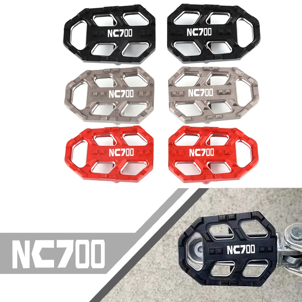 

Motorcycle FootRest Footpegs Foot Pegs Pedals Accessories CNC Aluminum For HONDA NC 700 S X nc 2012 2013 NC700 NC700S NC700X