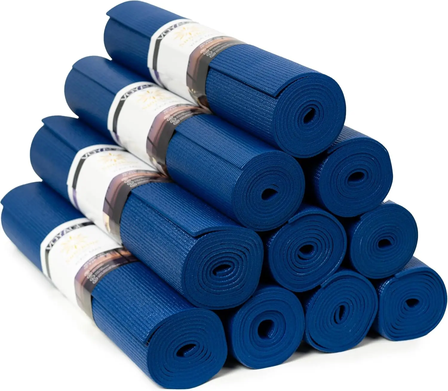 Yoga Voyage Yoga Mat, 10 Pack, 72