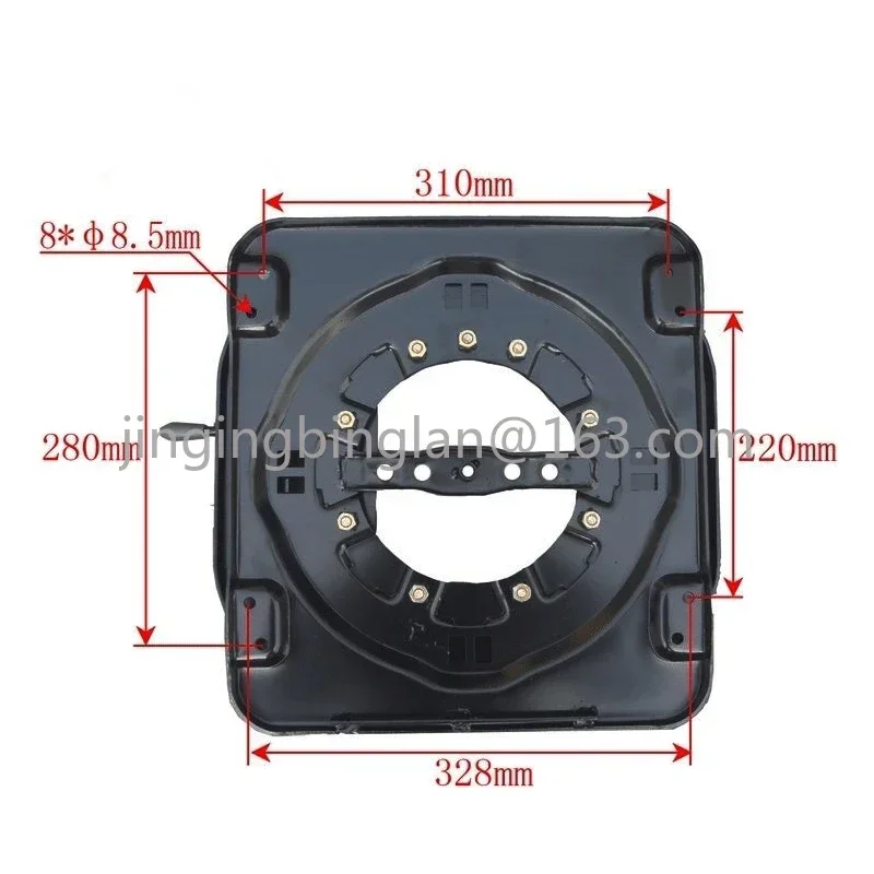 Car Heavy-duty Seat Base 360-Degree Rotating Turntable Van RV Light Truck Commercial Vehicle Seat Modified Seat Turntable