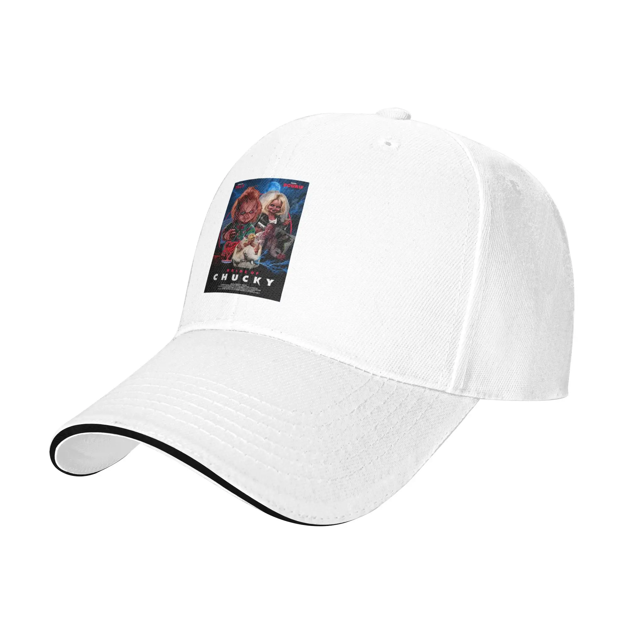 Bride Of Chucky Horror Film Movie Cap Casual Baseball Caps Adjustable Hat Hip Hop Summer Unisex Baseball Hats Customizable