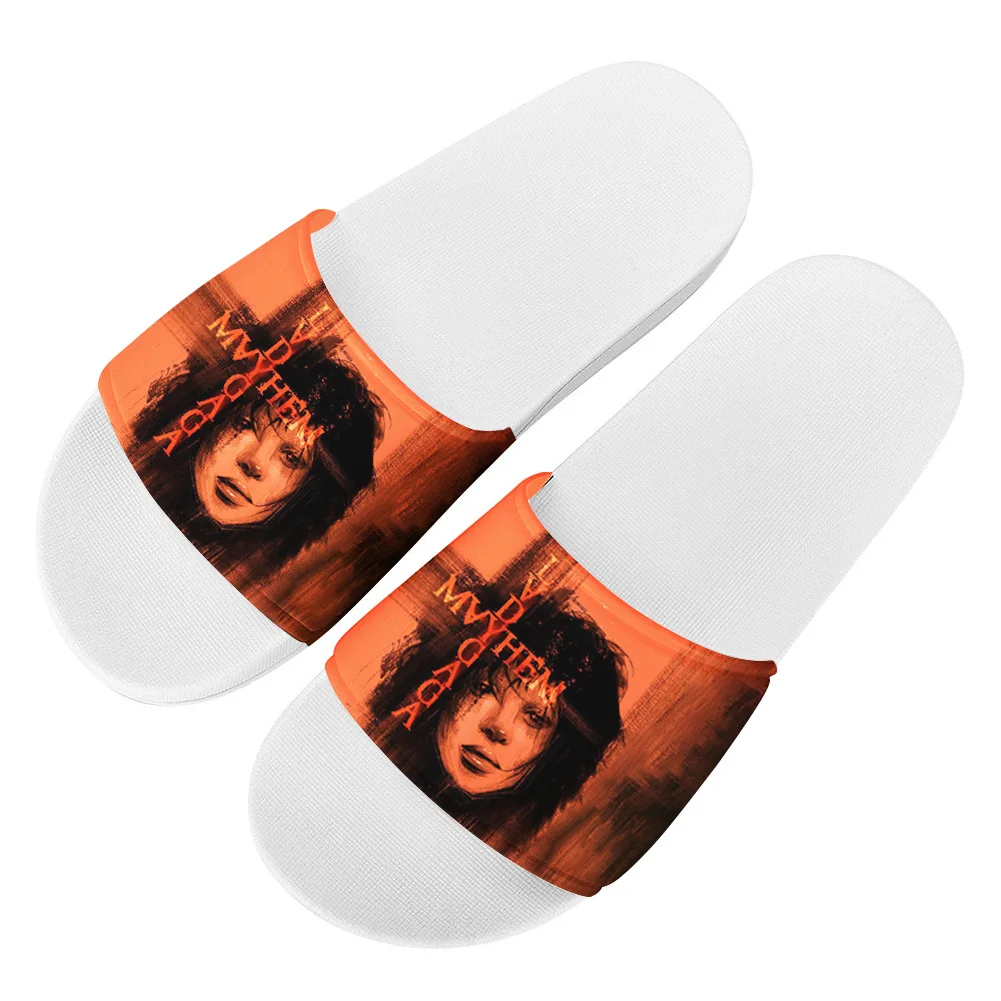 Mayhem Lady Gaga Shoes Flip Flops Home Slipper Mens Women Teenager Family Slippers Bathroom Pool Casual Sandals Custom