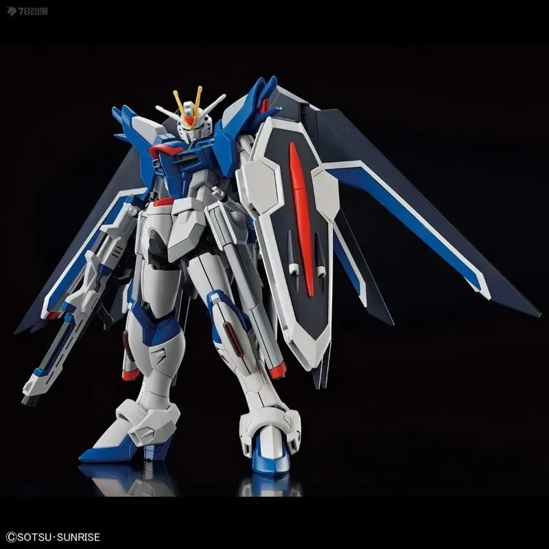 In Stock Bandai Original GUNDAM RISING FREEDOM IMMORTAL JUSTICE HG Assembly PVC Model Anime Action Figure Toy Collectible Gift