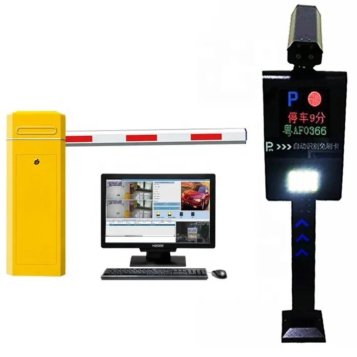 Vehicle license plate recognition camera for car parking system machine