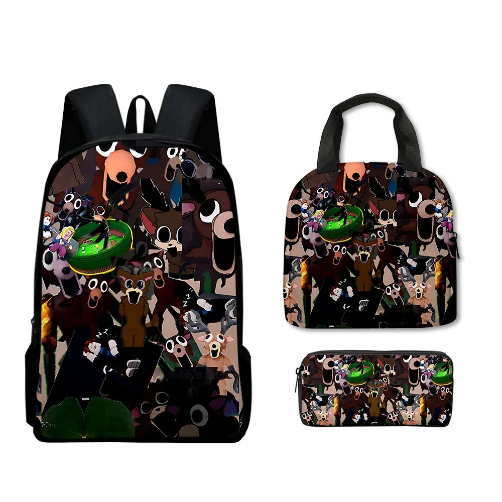 99 noites na floresta mochila crianças jogo dos desenhos animados bolsa de ombro lápis caso estudante mochila sacos menino menina presente