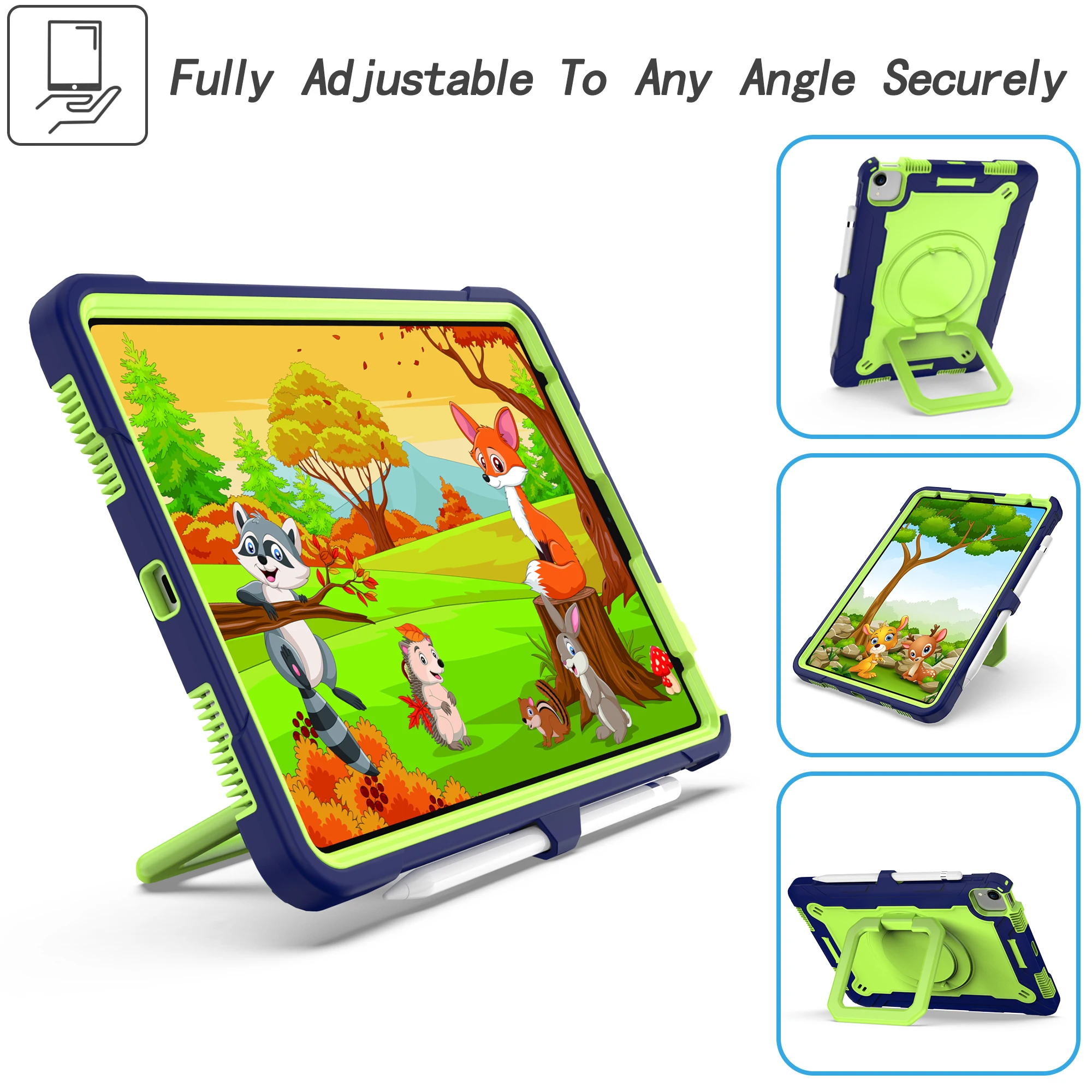 Case for iPad 10th Generetion iPad 10.9 inch With Holder Shockproof Protective Shell Kids Cover for iPad 10 Shell