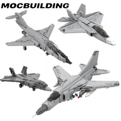 F-101 Supersonic Jet Fighter Mig-23 Model MOC Building Blocks Bricks DIY Construction Toys Birthday Gifts Christmas Present