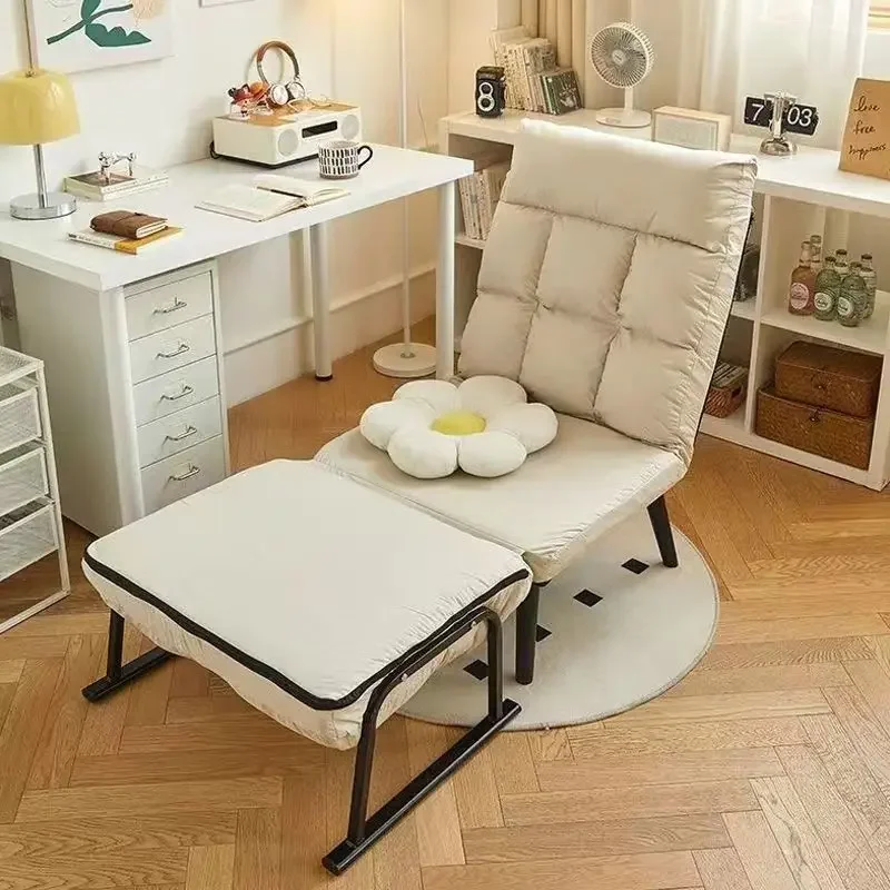 Home Backrest Adjustable Office Furniture Chair Office Gaming Chair Multifunctional Folding Recliner Chair Single Sofa Office