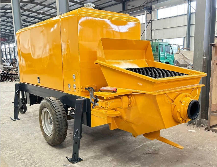 

YG Customized Factory Supply Small Concrete Line Pump Price with diesel Driven Mobile Concrete Pump for Construction to Philippi