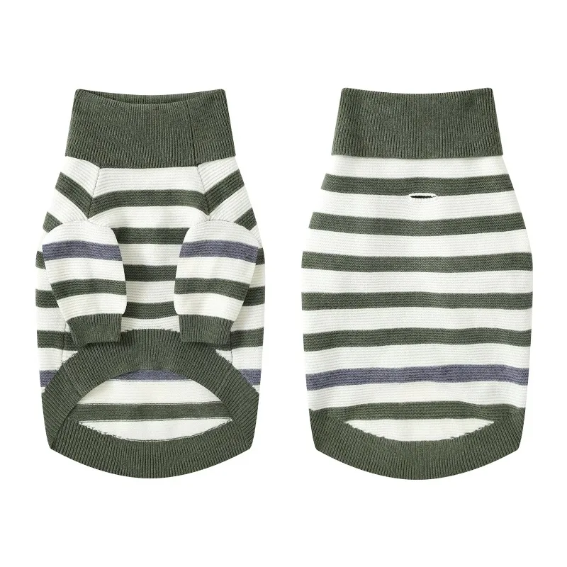 

Retro Simple Dog Sweater Vest Soft Knitted Casual Apparel for Small Medium Dogs Autumn Golden Retriever Labrador