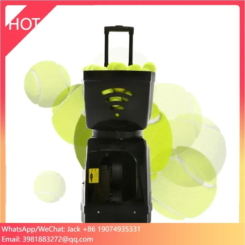 

customs Logo Hot sale Practice Tennis Padel Ball Machine Remote Control Auto Tennis ball Machine For Playing And Training