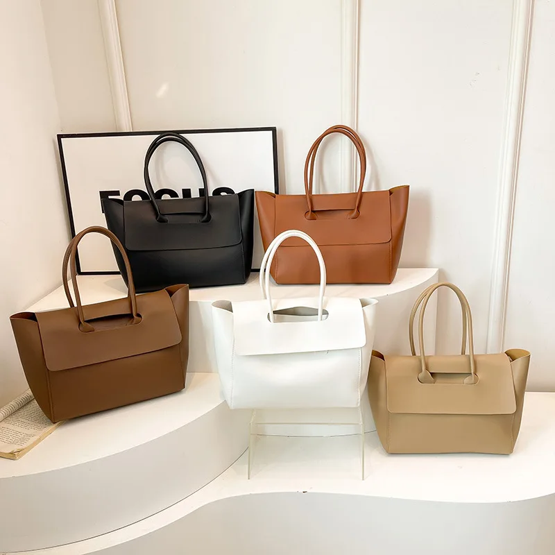 

Большая женская сумка премиум-класса Sense, новинка 2025, модная корейская версия, большая вместительная сумка, ретро пригородная большая сумка