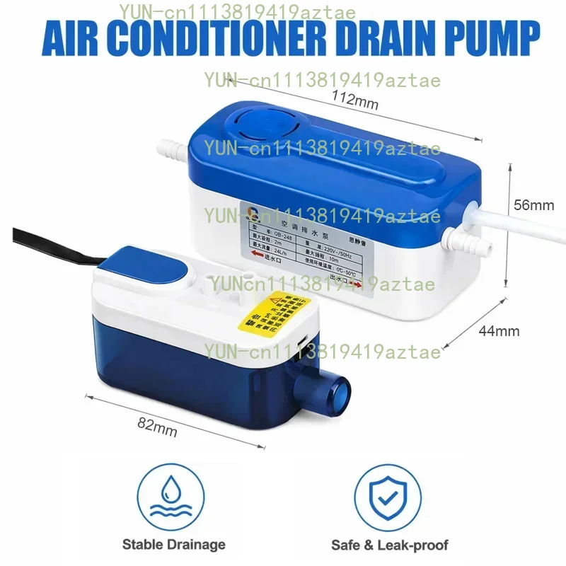 220V 24L/H 40L/H Mini Air Conditioner Drain Pump Automatic Condensate Lift Pump Central Air Conditioning External Pump
