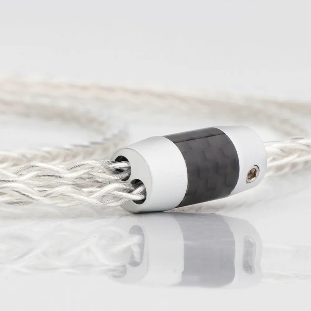 HiFi 8Core OCC versilbert für Focal ELEAR Headset Utopia Upgrade Kopfhörerkabel 2,5 3,5 4,4 6,35 mm4 Pin XLR Clear Celestee – Detail 5