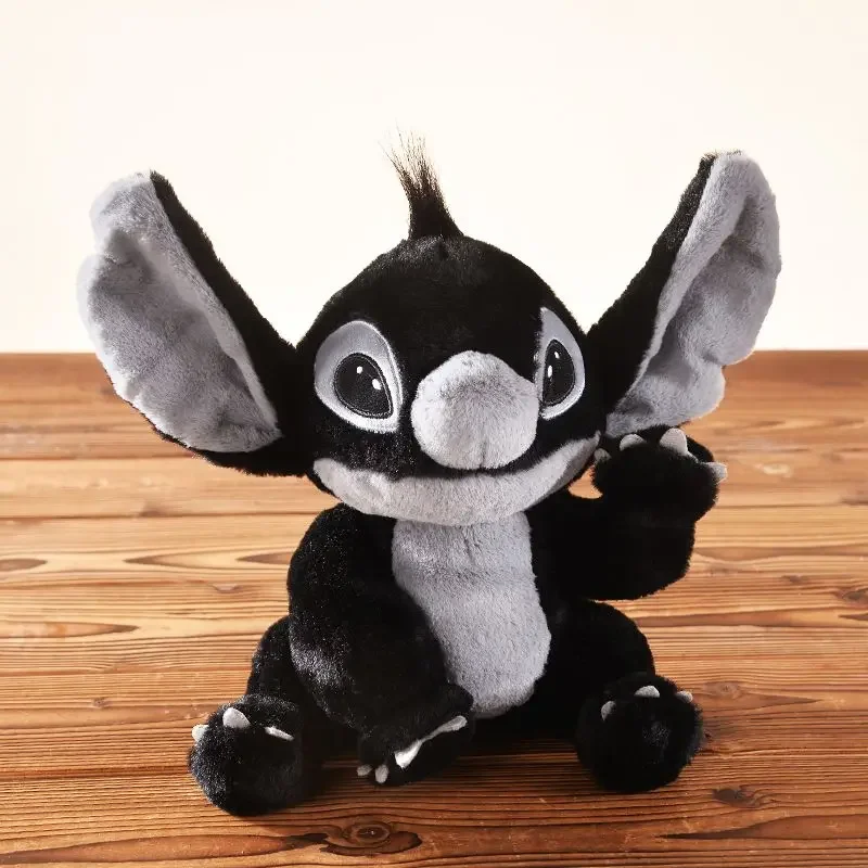 20cm Disney Kawaii Black Stitch Plush Toy Doll Cartoon Cute Room Decor Soft Anime Figure Plushies Children Birthday Xmas Gift