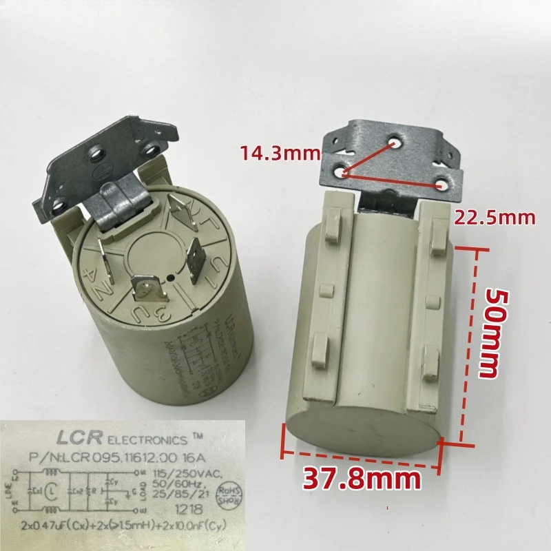 

1 шт. для стиральной машины Zanussi Electrolux, фильтр-конденсатор ZWF 12803, 12703, 12603 XS